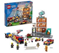 LEGO City Fire Brigade 60321 Building Kit; Multi-Model Playset with 2 City TV Characters, for Ages 7+ (766 Pieces)