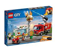 LEGO 60214 City Fire Burger Bar Fire Rescue Fire Truck 327 Pieces Retired set
