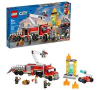 LEGO City Fire Command Unit 60282 Building Kit; Fun Firefighter Toy Building Set for Kids New 2021 (380 Pieces)