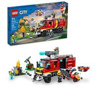 LEGO City Fire Command Unit 60374, Rescue Fire Engine Toy Set, Ultramodern Truck with Land and Air Drones, Emergency Vehicle Toys for Kids Ages 6 Plus