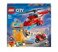 LEGO City: Fire Rescue Helicopter and Motorbike Toy (60281)
