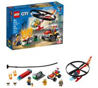 LEGO City Fire Helicopter Response 60248 Firefighter Toy Fun Building Set for Kids (93 Pieces)