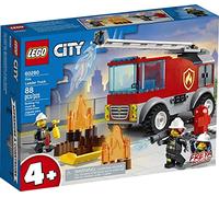 LEGO City Fire Ladder Truck 60280 Building Kit; Fun Firefighter Toy Building Set for Kids, New 2021 (88 Pieces)