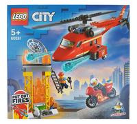 LEGO City: Fire Rescue Helicopter and Motorbike Toy (60281)