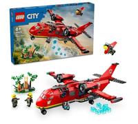 LEGO City Fire Rescue Plane Toy Birthday Gift Educational Building Blocks for