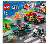 Lego 60319 City Fire Rescue & police chase Age 5 + 295 pcs ~NEW Lego sealed~