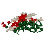 LEGO City Flowers Pack of 20 White and Red