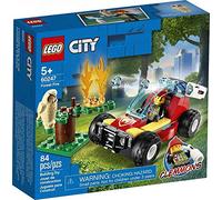 LEGO City Forest Fire 60247 Firefighter Toy, Cool Building Toy for Kids, New 2020 (84 Pieces)