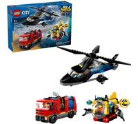 LEGO City Great Vehicles Helicopter, Fire Truck & Submarine Remix 60462