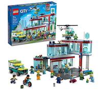 LEGO City Hospital Building Set 60330 with Toy Ambulance, Rescue Helicopter and 12 Mini Figures, Pretend Play Toy Hospital for Educational Fun, Connect to Other City Sets, for Kids Age 7+