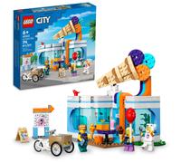 LEGO City Ice-Cream Shop 60363 Building Toy Set Includes a Cargo Bike 3 Minifigures and Lots of Fun Features and Accessories for Imaginative Role Pl