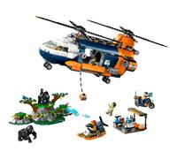 Lego City Jungle Explorer Helicopter At Base Camp