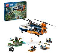 Lego City Jungle Explorer Helicopter At Base Camp