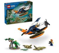 LEGO City Jungle Explorer Water Airplane Toy - Kids Toy Adventure Building Set for Boys and Girls, Ages 6+ - with 2 Minifigures for Pretend Play - Gift Ideas for Birthdays - 60425