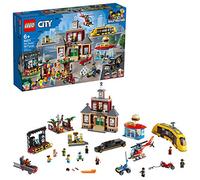 LEGO City Main Square 60271 Set, Cool Building Toy for Kids, New 2021 (1,517 Pieces)