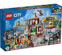 LEGO City Main Square 60271 Set, Cool Building Toy for Kids, New 2021 (1,517 Pieces)