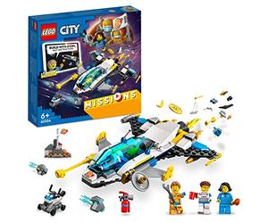 LEGO City Mars Spacecraft Exploration Missions 60354 Toy Building Kit; Interactive Digital Adventure Playset for Kids Aged 6+; Includes a Toy Mission Spacecraft and 3 Minifigures (298 Pieces)