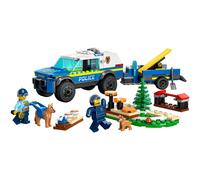 LEGO 60369 City Mobile Police Dog Training Set, SUV Toy Car with Trailer, Obstacle Course and Puppy Figures, Animal Playset for Boys and Girls Aged 5 Plus