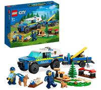 LEGO 60369 City Mobile Police Dog Training Set, SUV Toy Car with Trailer, Obstacle Course and Puppy Figures, Animal Playset for Boys and Girls Aged 5 Plus