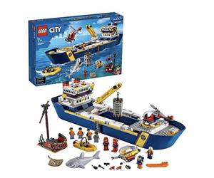 LEGO City Ocean Exploration Ship | 60266 | Research Vessel & Shark
