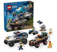 LEGO City Off-Road Police Car Chase, Building Toy Set 60449