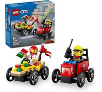 LEGO City Pizza vs. Fire Truck Race Car Pack 60458
