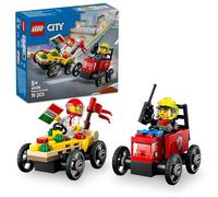 Lego City Pizza Vs. Fire Truck Race Car Pack 60458 One Colour