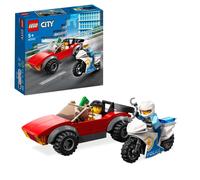 LEGO City Police Bike Car Chase 59 Piece Set 60392 Ages 5+