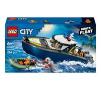 LEGO City Police Boat Chase Construction Set 60456