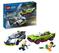 LEGO City Police Car and Muscle Car Chase Building Toy 60415