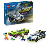LEGO City Police Car Chase Muscle Pursuit Toy Gift Block Boy Girl Kids 5-8