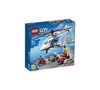 LEGO City Police Helicopter Chase 60243 Police Playset, LEGO Building Sets for Kids, New 2020 (212 Pieces)