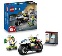 LEGO City Police Motorcycle Chase Toy, Motorbike Set 60455