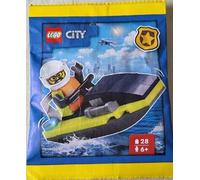 LEGO City Police Officer Minifigure with Jet Ski - Ages 6