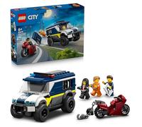 LEGO City Police Prisoner Transport Van 60479 | Toys for 6+ Year Old Boys, Model Truck Kit with Motorbike, 3 Minifigures & Removable Cell Door, Birthday Gift, 198 Pieces