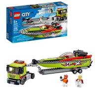 LEGO City Race Boat Transporter 60254 Race Boat Toy Fun Building Set