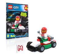 LEGO City Race Car Driver Minifigure with Go-Kart ?? (Limited Edition)