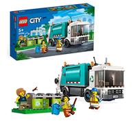 LEGO City Recycling Truck, Bin Lorry Toy Vehicle Set with 3 Sorting Bins, Gift Idea for Kids 5 Plus Years Old, Educational Sustainable Living Series 60386