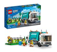 LEGO City Recycling Truck, Bin Lorry Toy Vehicle Set with 3 Sorting Bins, Gift Idea for Kids 5 Plus Years Old, Educational Sustainable Living Series 60386