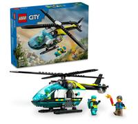 LEGO City Rescue Helicopter Toy 60405, Birthday Gift for Kids 6-9 from Japan