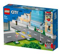 LEGO City Road Plates Building Set 60304 Glow in the Dark 112 Pieces Ages 5+