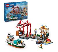 LEGO City Seaside Harbour with Cargo Ship Building Toy 60422