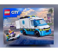 Lego City Emergency Ambulance Toy Vehicle Set 60451 One Colour