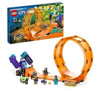 LEGO City Smashing Chimpanzee Stunt Loop 60338 Building Kit for Kids Aged 7+; Features a Chimp Stunt Prop, Loop, Ramp, Toy Stunt Bike and 3 Minifigures (226 Pieces)