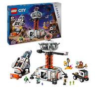LEGO City Space Base and Rocket Launchpad Set, Toy for 8 Plus Year Old Boys & Girls, Featuring a Spaceship, 6 Minifigures, Robot and 2 Alien Figures, Gifts for Kids Who Love Cool Toys 60434