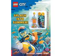 LEGO® City: Splash into Summer Activity Book (with diver LEGO minifigure and underwater accessories)
