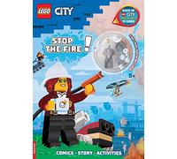 LEGO® City: Stop the Fire! Activity Book (with Freya McCloud minifigure and firefighting robot): Activity Book with Minifigure (LEGO® Minifigure Activity)