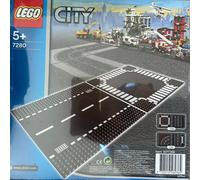 LEGO CITY: Straight Junction Road Plates 7280 - New in Pack see Photos Layout