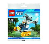 LEGO CITY : SWAMP POLICE HELICOPTER MINI SET (IN PLASTIC BAG) (30311)