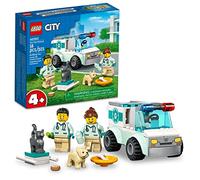 LEGO City Vet Van Rescue 60382, Toy Animal Ambulance, Learning Toy Playset for Kids 4 Plus Years Old with 2 Veterinary Minifigures, Dog & Cat Figures